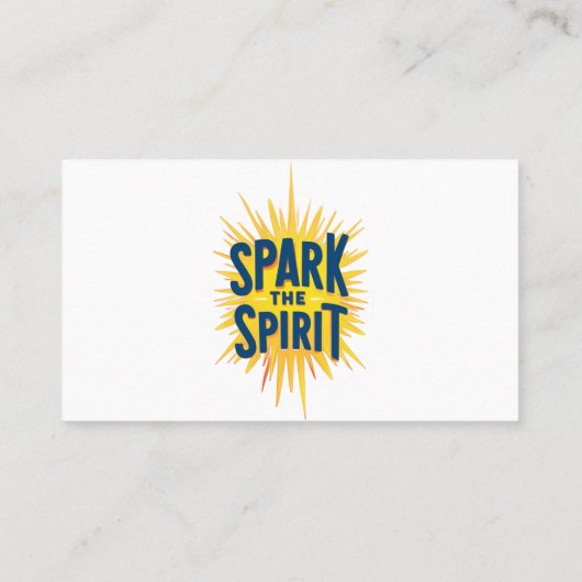 精神を奮い立たせる» 名刺 (裏面)