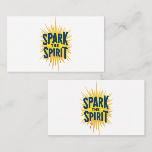 精神を奮い立たせる» 名刺 (正面/裏面)