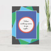 精神を持ち上げて下さい! Encouragmentカード カード (正面)