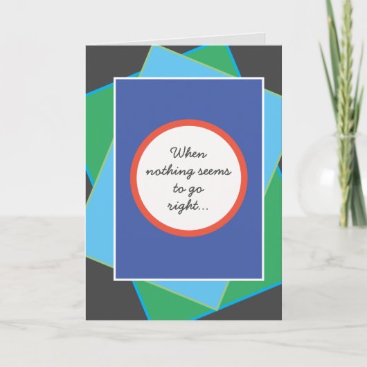 精神を持ち上げて下さい! Encouragmentカード カード (正面)