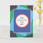 精神を持ち上げて下さい! Encouragmentカード カード (黄色い花)