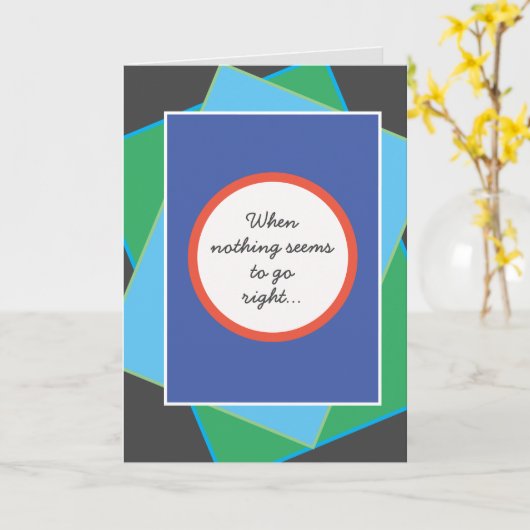 精神を持ち上げて下さい! Encouragmentカード カード (黄色い花)