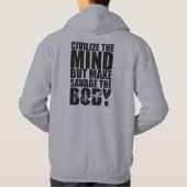 精神を文明化し、体を荒らす パーカ (裏面)