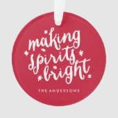 精神を明るくさせます オーナメント (正面)