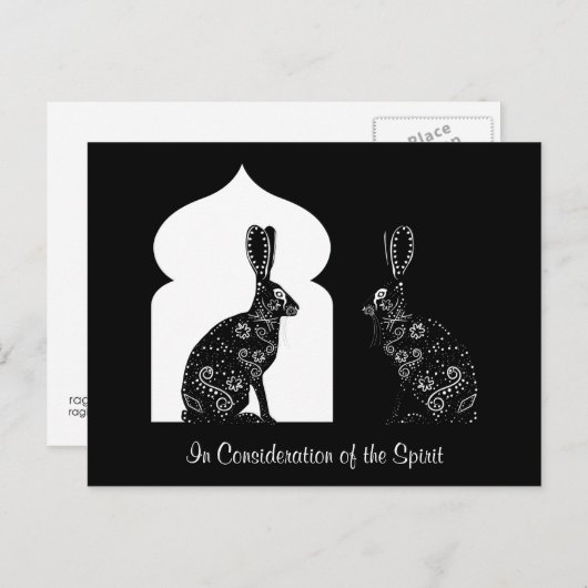 精神を考慮して ポストカード (正面/裏面)