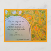 精神を養う瞑想カード ポストカード (裏面)