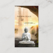 精神カウンセリング 読み取り仏様の名刺 名刺 (正面)