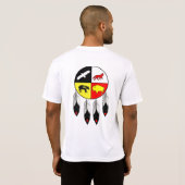 精神ガイドの盾 Tシャツ (裏面フル)