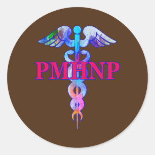 精神ナース医PMHNPカデュセス ラウンドシール