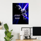 精神バラ ポスター (ホームオフィス)