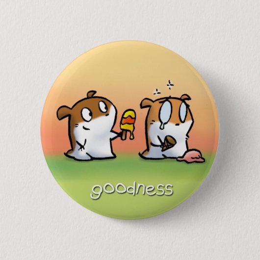 精神ボタンのバッジ(長所)のフルーツ 缶バッジ (正面)