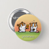 精神ボタンのバッジ(長所)のフルーツ 缶バッジ (正面&裏面)