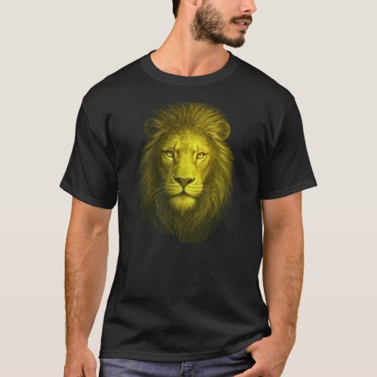 精神ライオンの覚醒 • 内なる力と自己の探求 Tシャツ (正面)