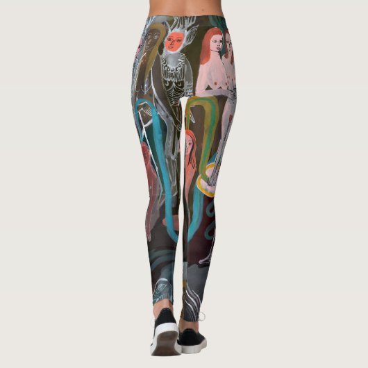 精神世界の水泳 レギンス (裏面)