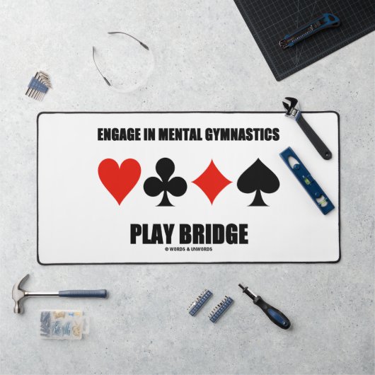 精神体操の橋を遊下る デスクマット (ワークステーション)