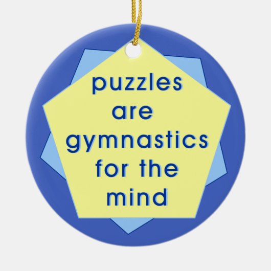 精神体操 セラミックオーナメント (正面)