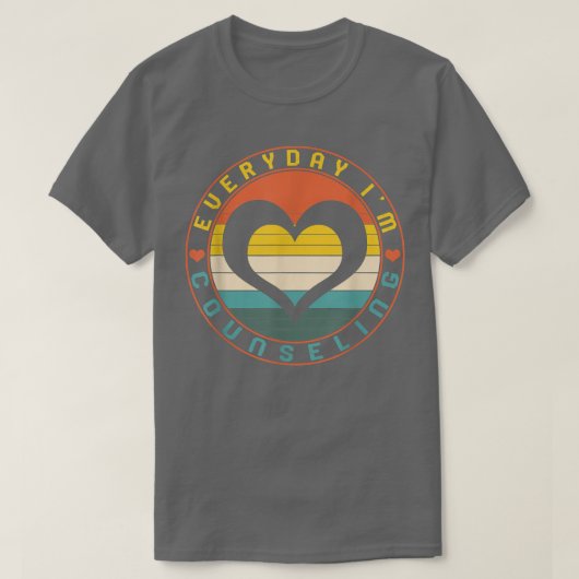 精神保健カウンセラー自殺防止覚醒 Tシャツ (デザイン正面)