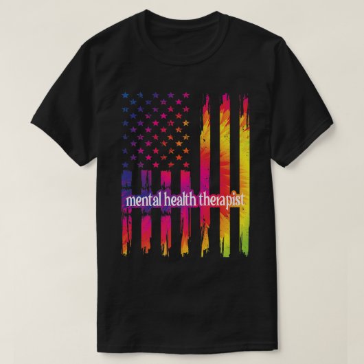 精神保健セラピスト精神保健カウンセラー55 Tシャツ (デザイン正面)