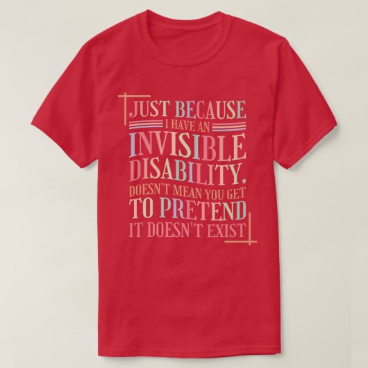 精神保健不可視障害4303 1909 Tシャツ (デザイン正面)