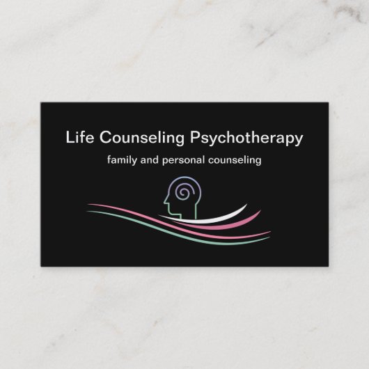 精神保健心理療法士の名刺 名刺 (正面)