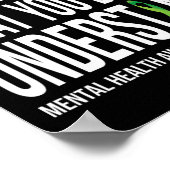 精神保健意識を理解していないものを判断する ポスター (角)