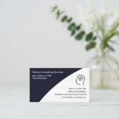 精神保健指導員精神療法士 名刺 (スタンド正面)