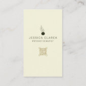 精神保健指導官及び精神療法士 名刺 (裏面)