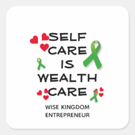 精神保健気に自は財気に業 スクエアシール