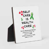 精神保健気に自富気に信者 フォトプラーク (正面)