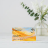 精神保健相談事モダン業票 名刺 (スタンド正面)