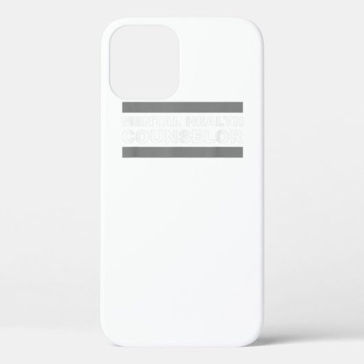 精神保健相談員 Case-Mate iPhoneケース (裏面)