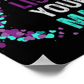 精神保健聞自殺する時間がある ポスター (角)