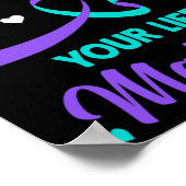 精神保健聞自殺する時間がある ポスター (角)