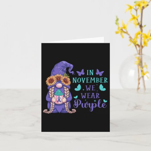 精神保健自殺認識度 カード (黄色い花)