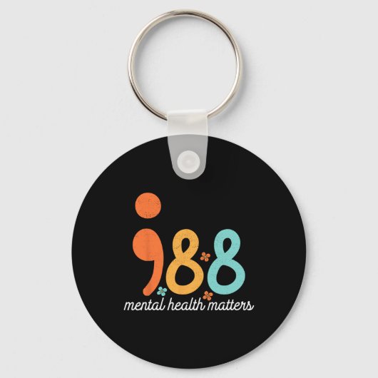 精神保健自殺防止認識度支援 キーホルダー (正面)
