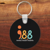 精神保健自殺防止認識度支援 キーホルダー (正面)