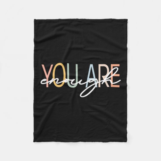 精神保健認識度病の心配が十分にある フリースブランケット (正面)