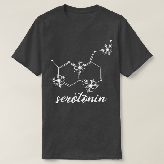 精神保健認識度自殺防止セロトニン Tシャツ (デザイン正面)