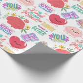 精神健やる気を起こさせる康 ラッピングペーパー (角)