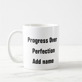 精神健康の進歩は自己成長を完成しない コーヒーマグカップ