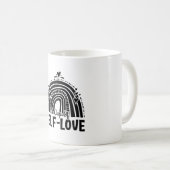 精神健康Aカップ自己愛の不安Anxie コーヒーマグカップ (正面右)