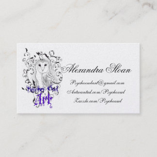 精神分析のフクロウの名刺 名刺