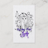 精神分析のフクロウの名刺 名刺 (裏面)