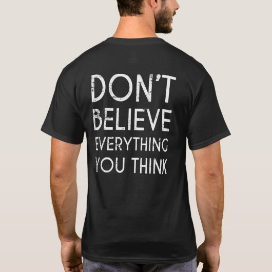 精神分析心理学者科学セラピーサイコ Tシャツ (裏面)