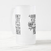 精神分析道(精神病質者)のマグ フロストグラスビールジョッキ (正面左)