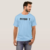 精神分析Tの青のTシャツ Tシャツ (正面フル)
