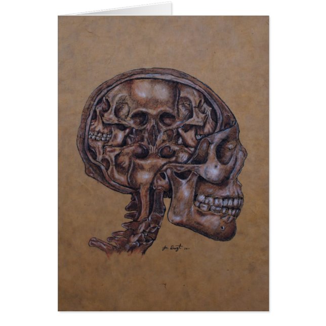 精神分裂症患者の解剖学 (正面)