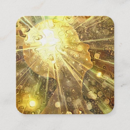 精神力 スクエア名刺 (正面)