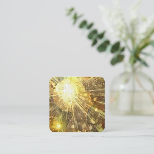 精神力 スクエア名刺 (スタンド正面)