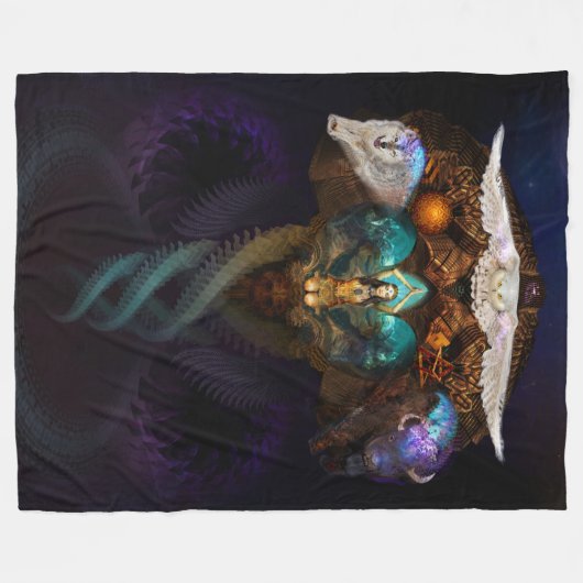 精神動物をフリースブランケットと呼びます フリースブランケット (正面(横))